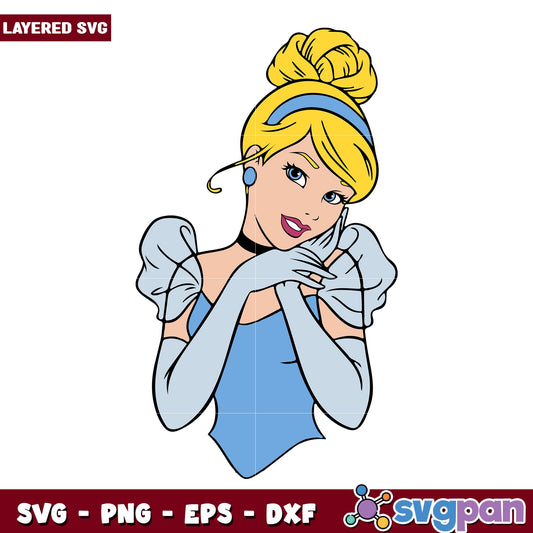 Princess Cinderella Svg, Disney princess name svg, digital download