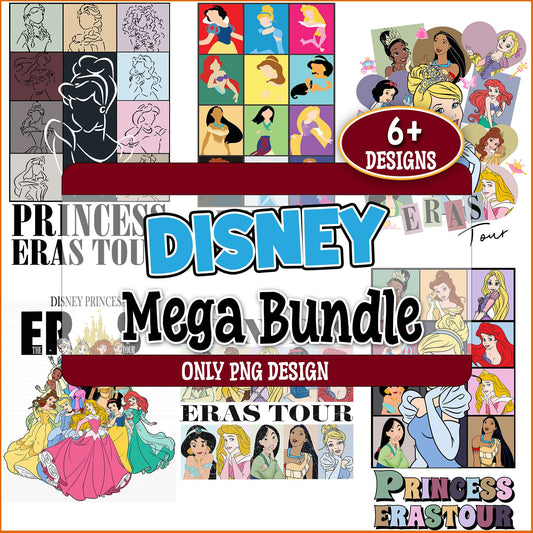 Princess eras tour png bundle