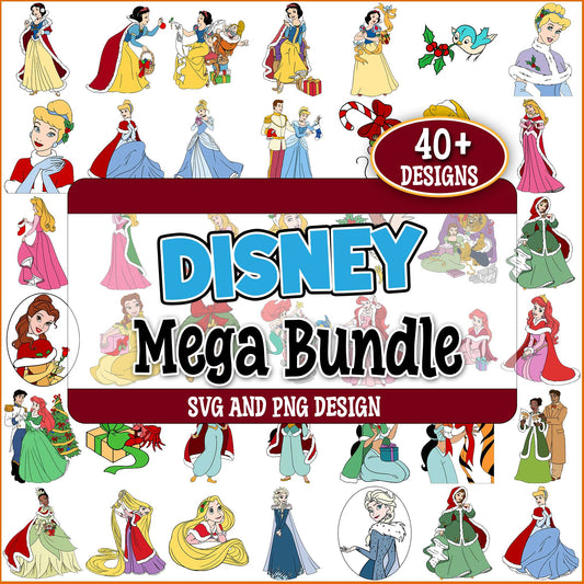 Princess of disney svg bundle