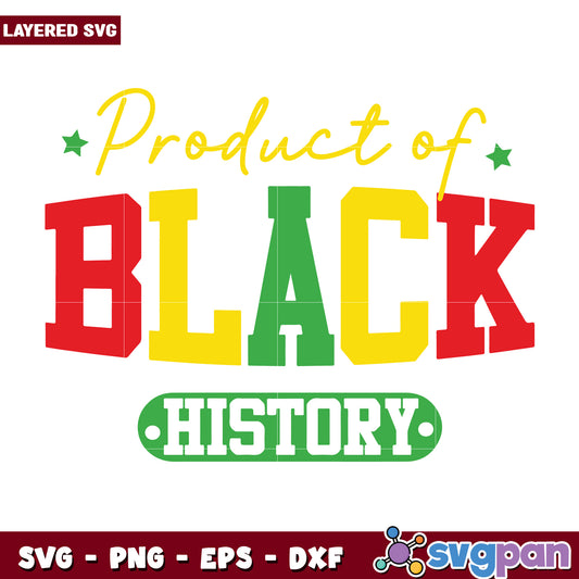 Product of black history svg, african american quotes​ svg