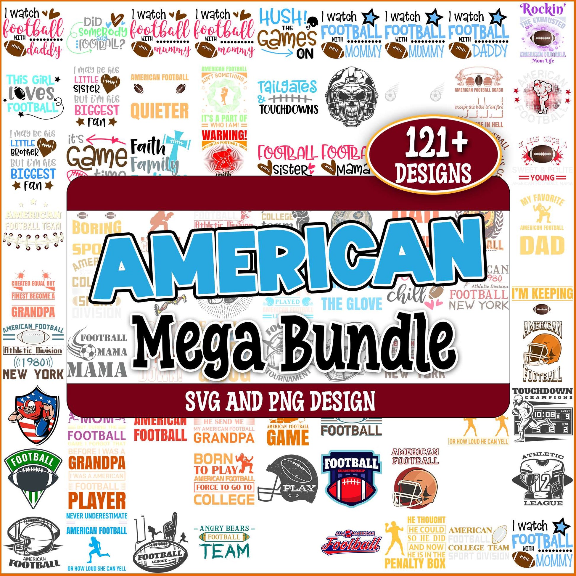 Proud football dad svg bundle