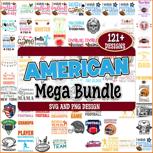 Proud football dad svg bundle