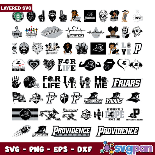 Providence Friars SVG Bundle