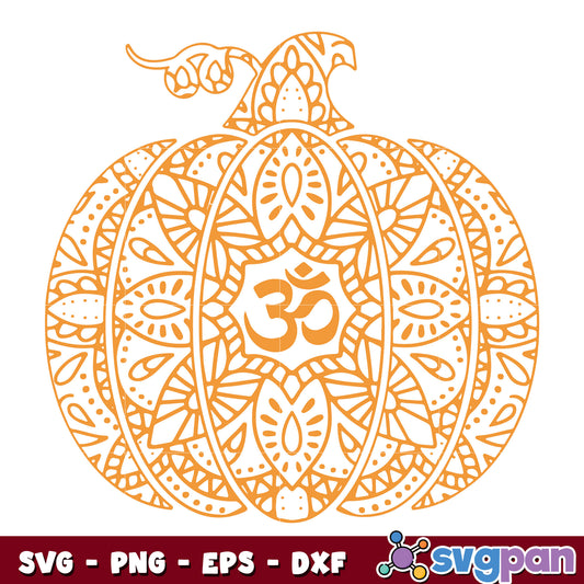 Pumpkin Mandala svg
