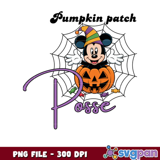 Pumpkin patch posse design png, spooky halloween png, happy halloween png
