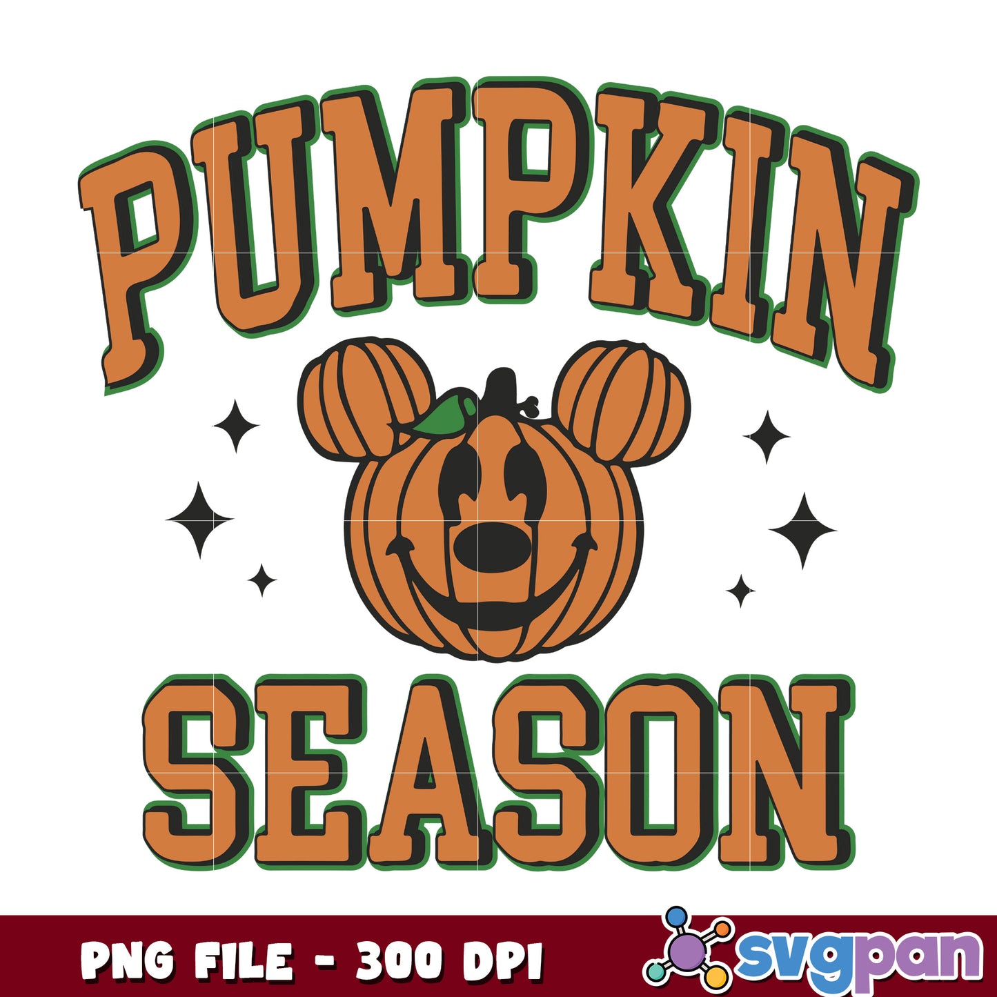 Pumpkin season design png, halloween candy png, trick or treat png