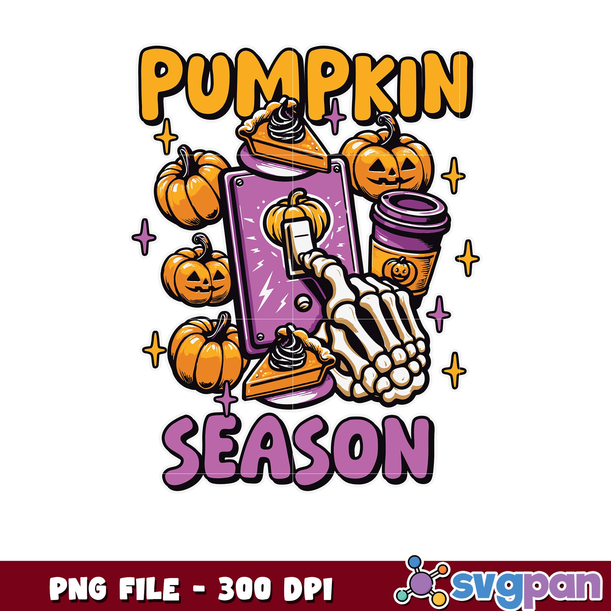 Pumpkin season png, spirit halloween​ png, spooky autumn png