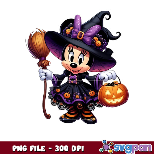 Purple witch costume png, disney halloween png, halloween time png