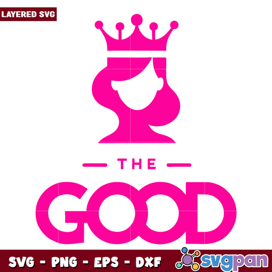 Queen The Good SVG Logo