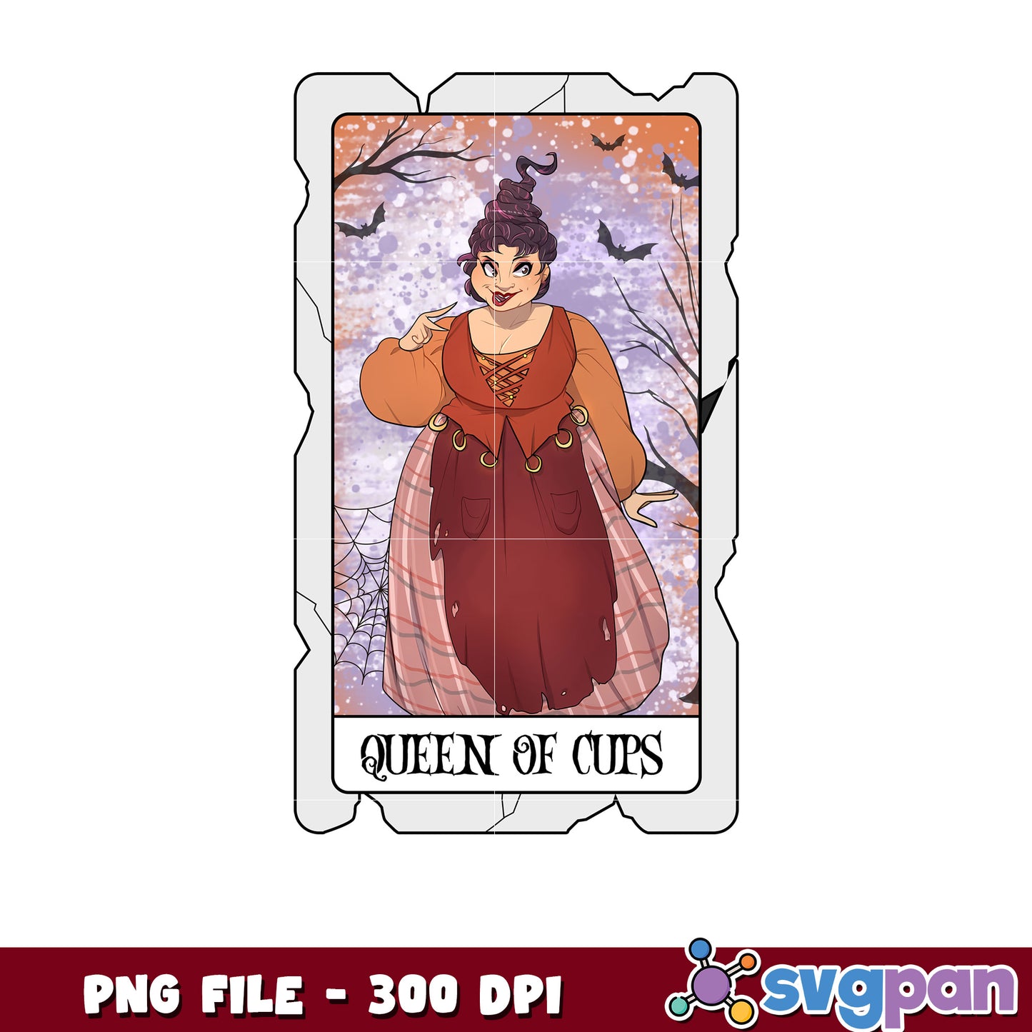 Queen of cups design png, halloween movies png, halloween candy png