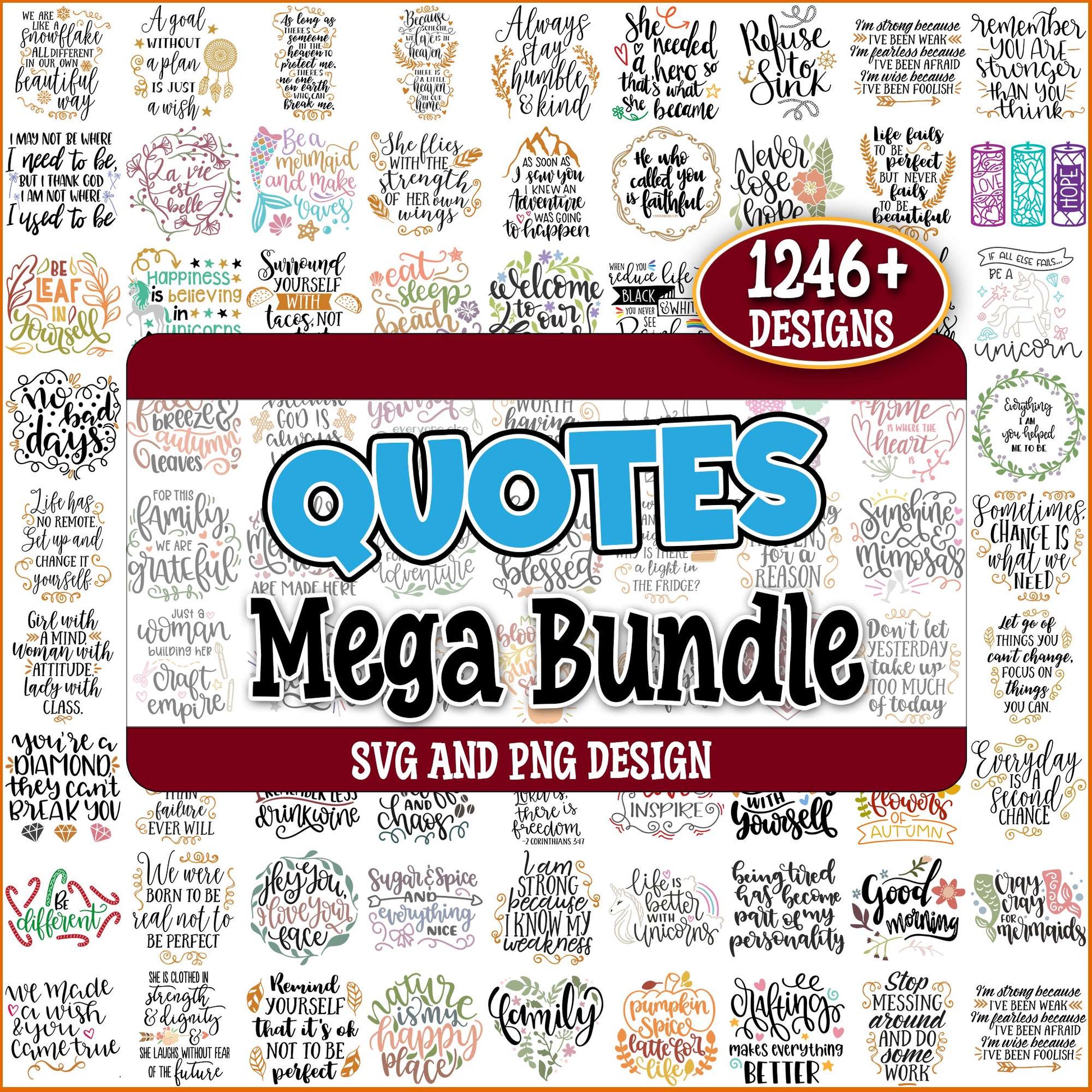 Quotes collection svg bundle