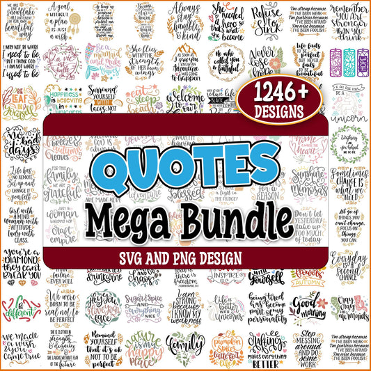Quotes collection svg bundle
