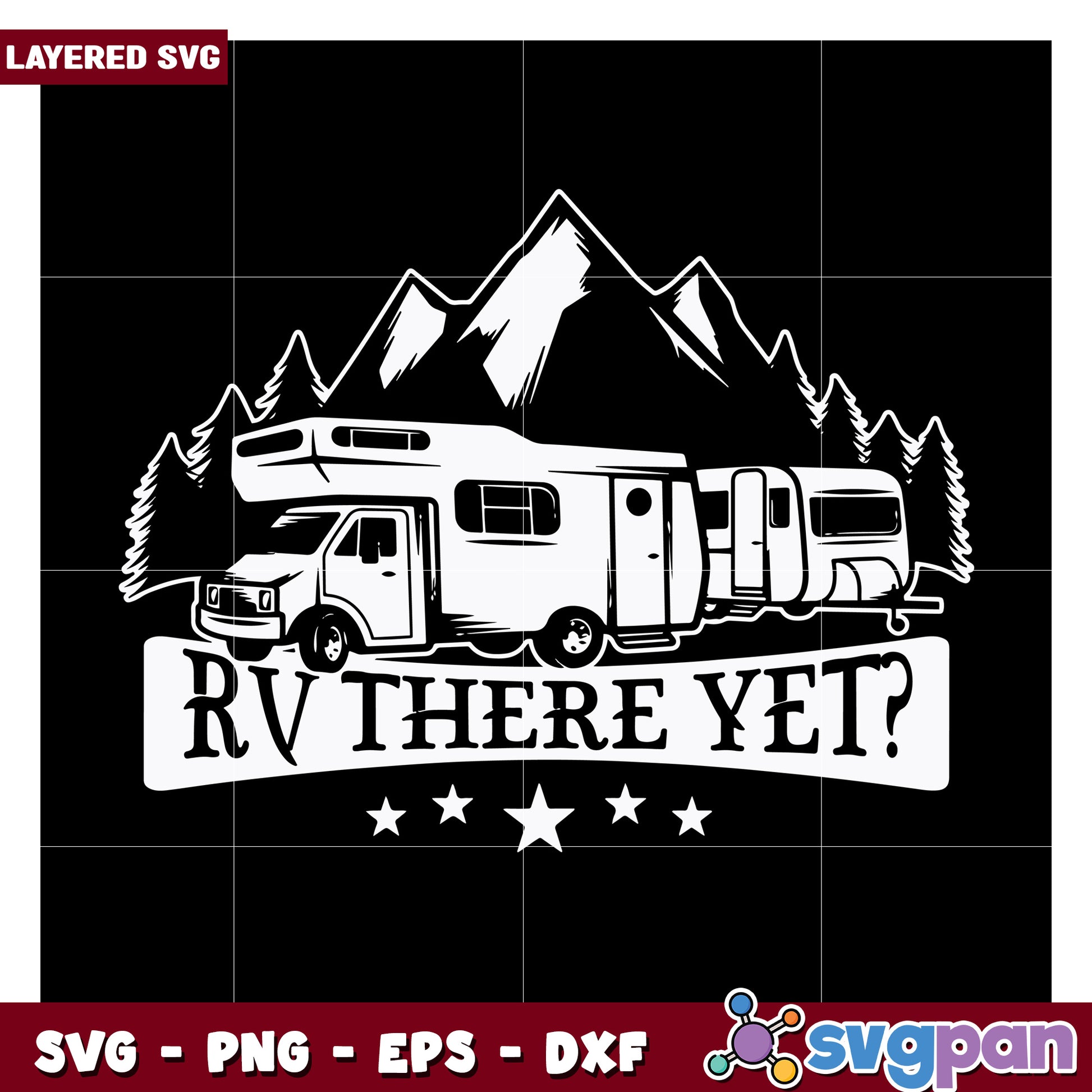 RV There Yet design for travel lovers, perfect for adventure fans