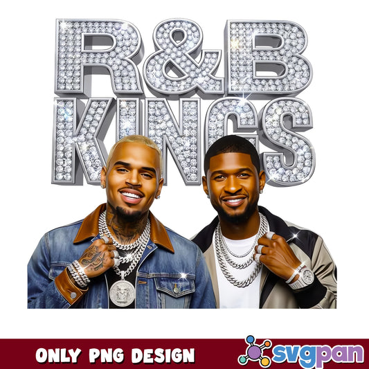 R&B Kings PNG, Chris Brown Usher PNG, Rap Music PNG