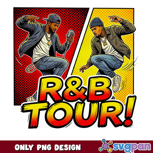 R&B Tour PNG, Hip Hop Music Concert Shirt, Rap Tour PNG