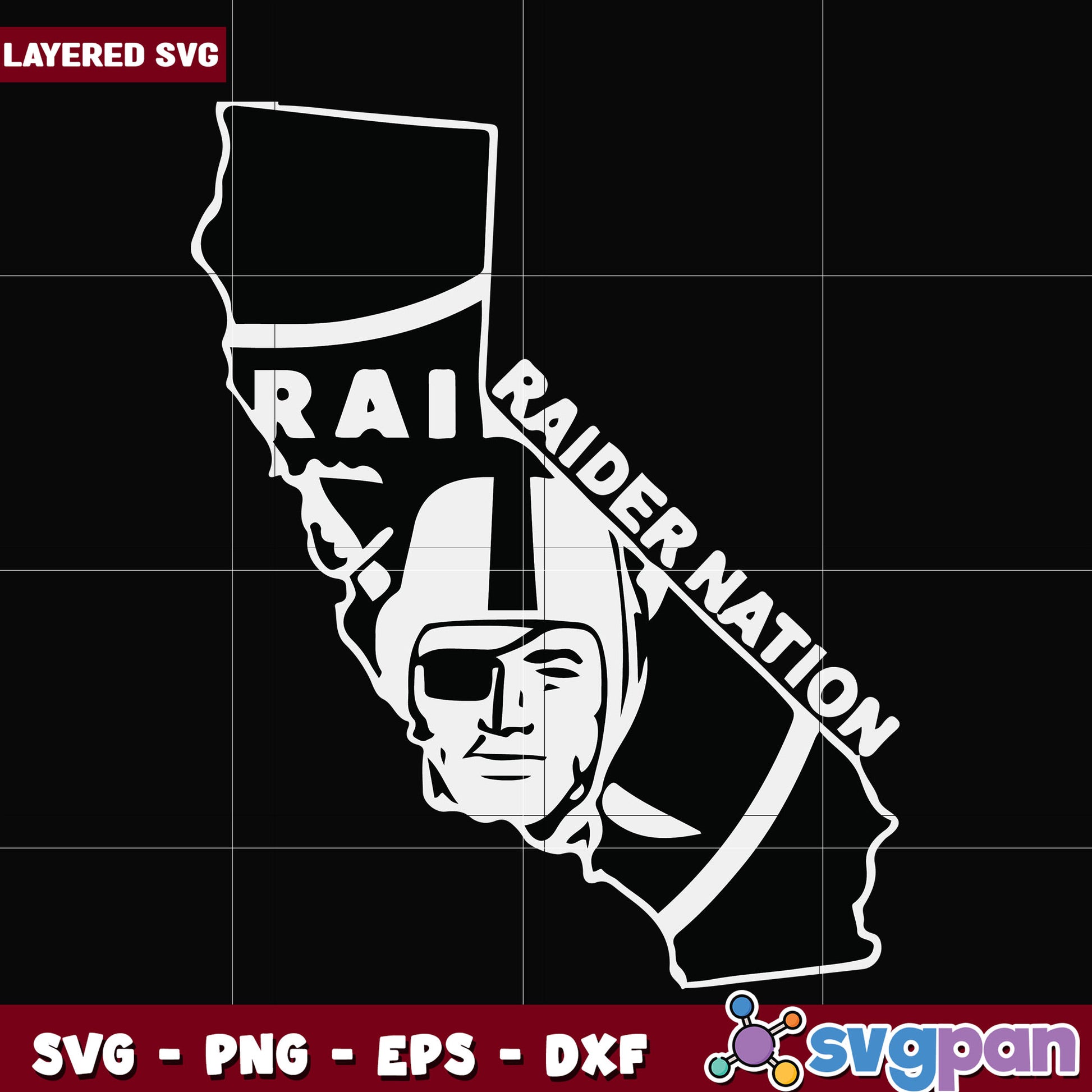 Raider nation land svg, super bowl 2025 svg, nfl  raiders svg