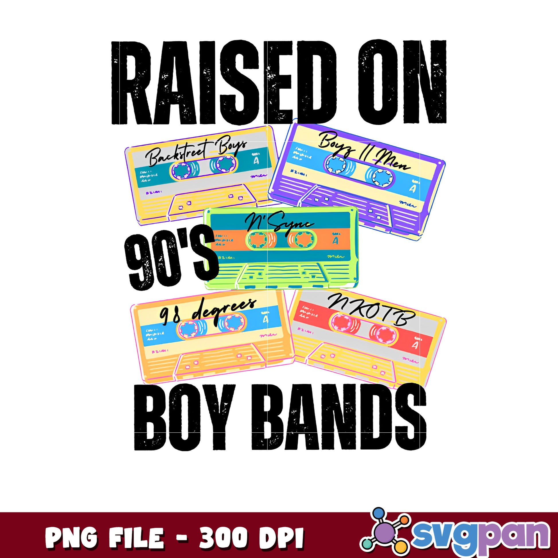 Raised on 90s boy band png, nostalgic music png, pop group png