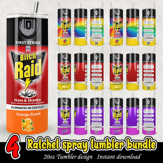 Ratchet Spray Tumbler Bundle PNG
