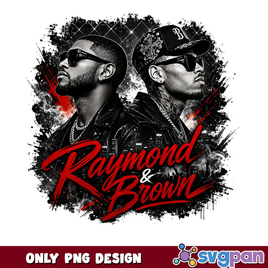 Raymond And Brown PNG, Usher Chris Brown Tour PNG, Rap Music PNG