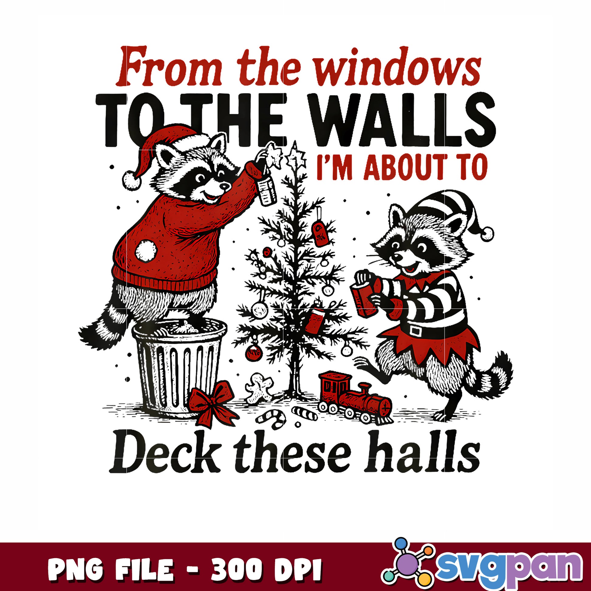 Red From The Windows To The Walls png, christmas songs​ png, six seven png
