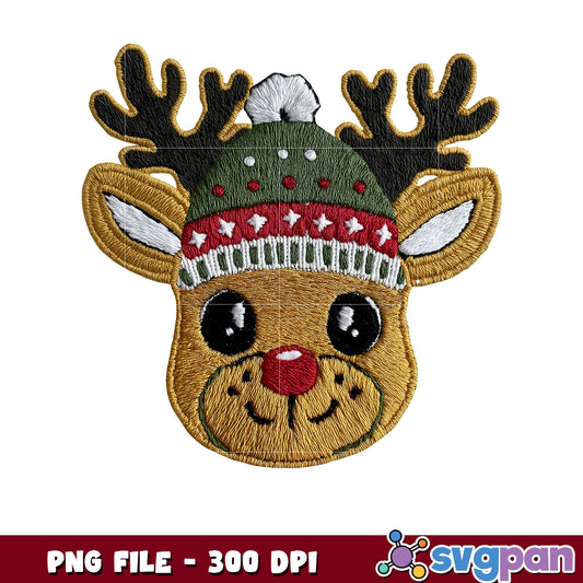 Reindeer christmas png, spirit christmas​ png, christmas cards​ png