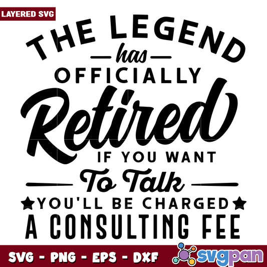 Retirement svg