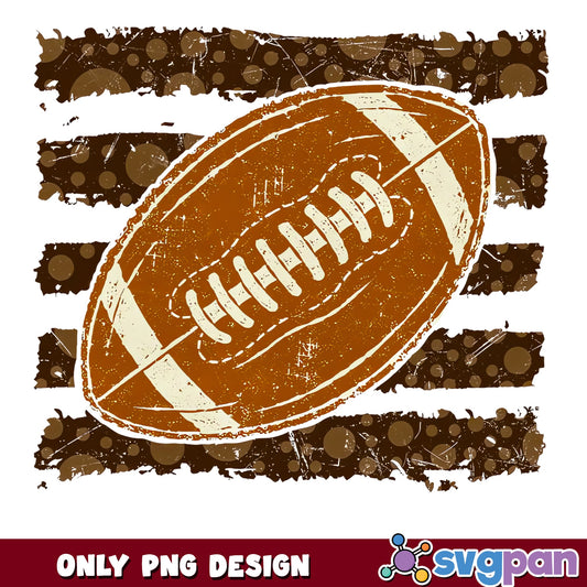Retro Football Grunge Stripe PNG, Football Season PNG, Sports PNG