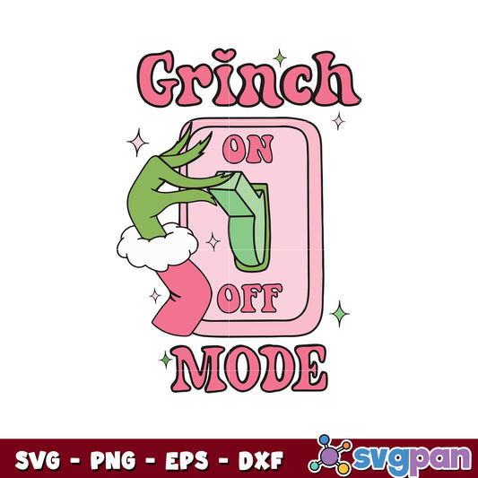 Retro grinch Mode grinchmas svg