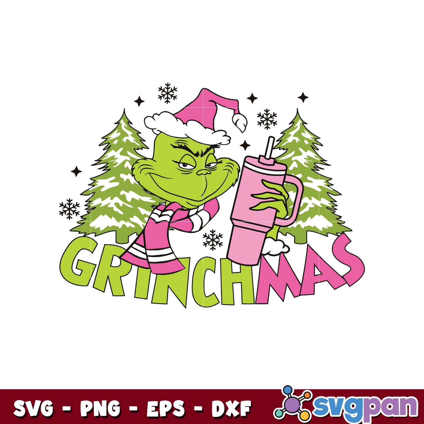 Retro grinchmas boojee grinch svg