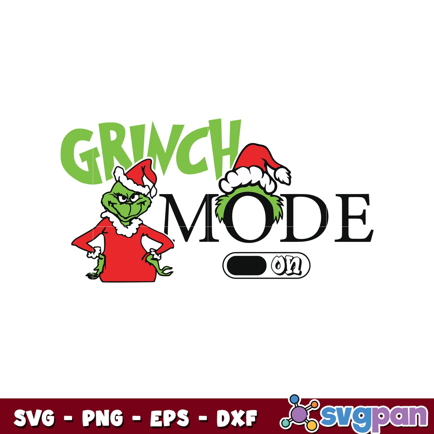 Retro grinch mode grinchmas svg