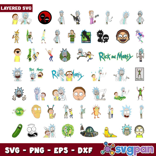 Rick and Morty SVG Bundle
