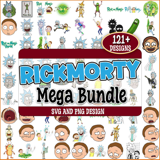 Rick and morty set svg bundle