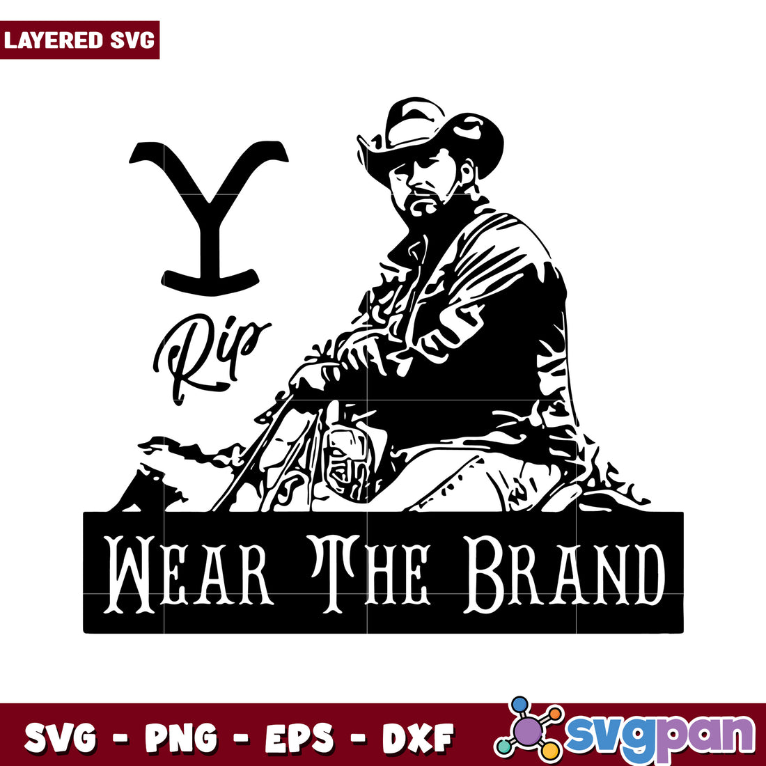 Rider Design SVG File for Crafts, Perfect for Western Themes – svgpan