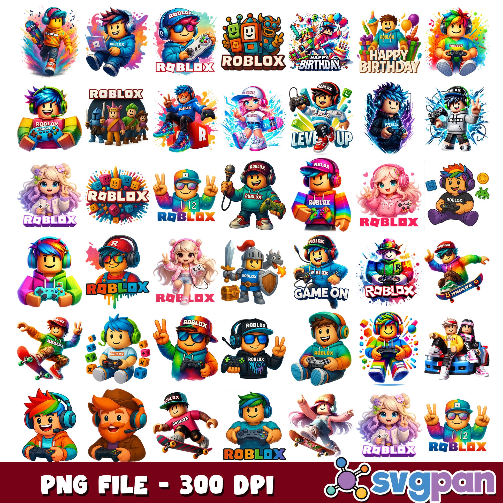 Roblox game on png bundle