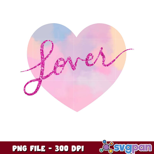 Romantic lover design in pink heart, perfect for gifts