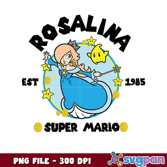 Rosalina 1985 png, super mario png, super mario bros games​ png