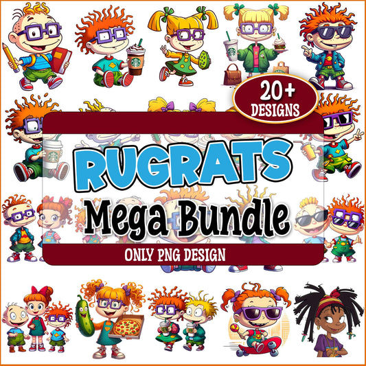 Rugrats and friend art png bundle