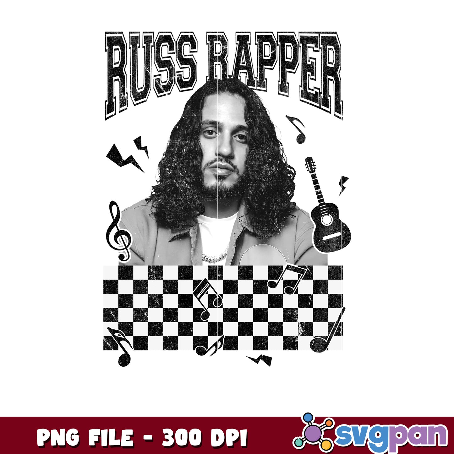 Russ rapper png, american song png, russ music png
