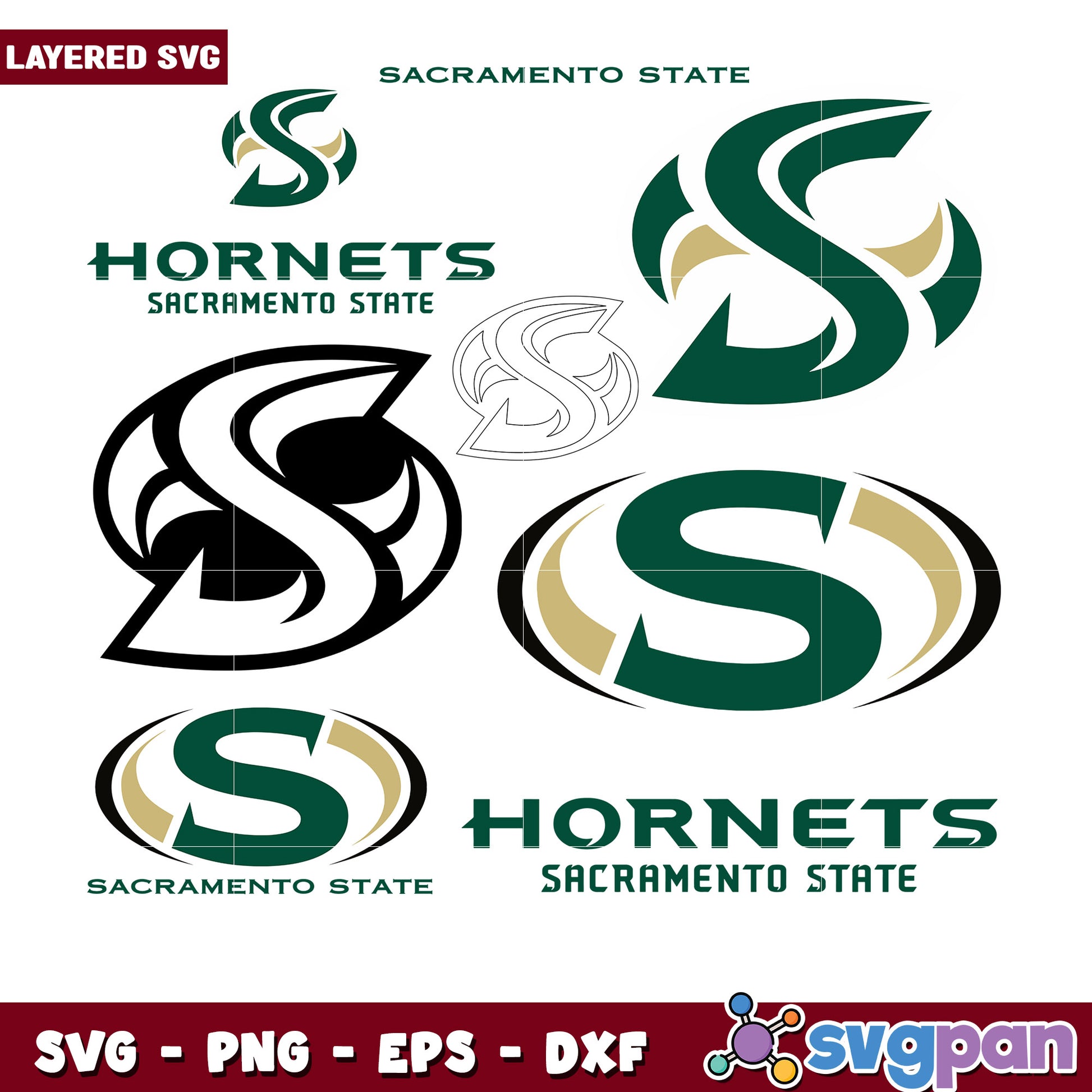 Sacramento State Hornets SVG Bundle