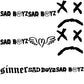 Sad boyz svg bundle, sad boyz tour svg, sad boyz merch svg
