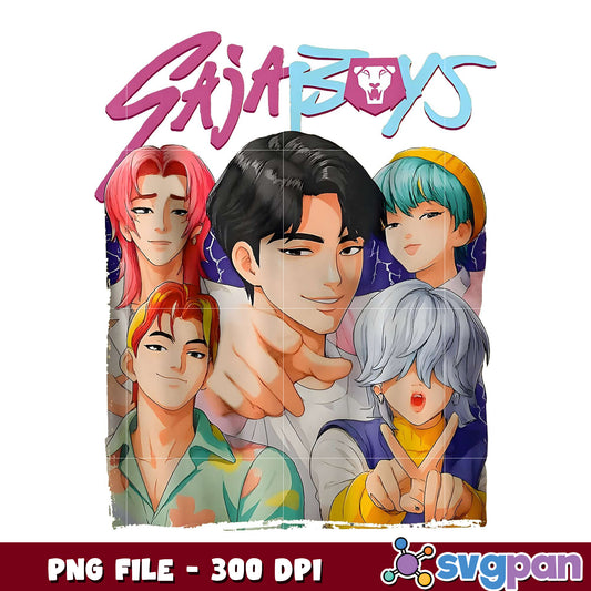 Saja boys png, saja band png, saja boys music png, cute saja boys png