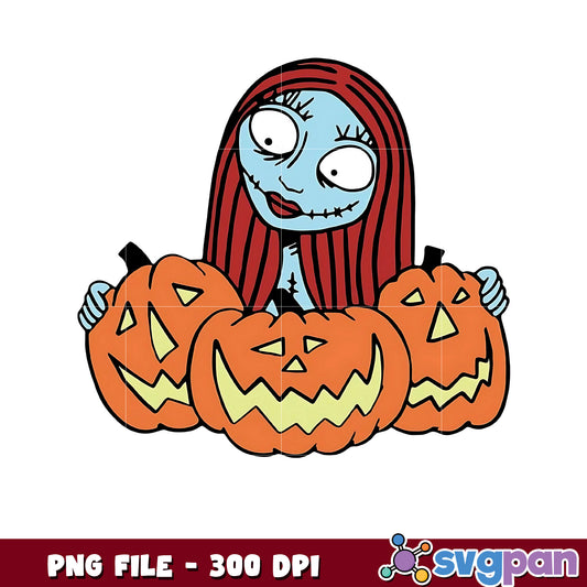 Sally pumpkin png, halloween characters png, halloween png
