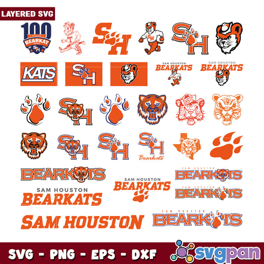 Sam Houston Bearkats SVG Bundle