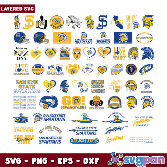 San Jose State Spartans SVG Bundle