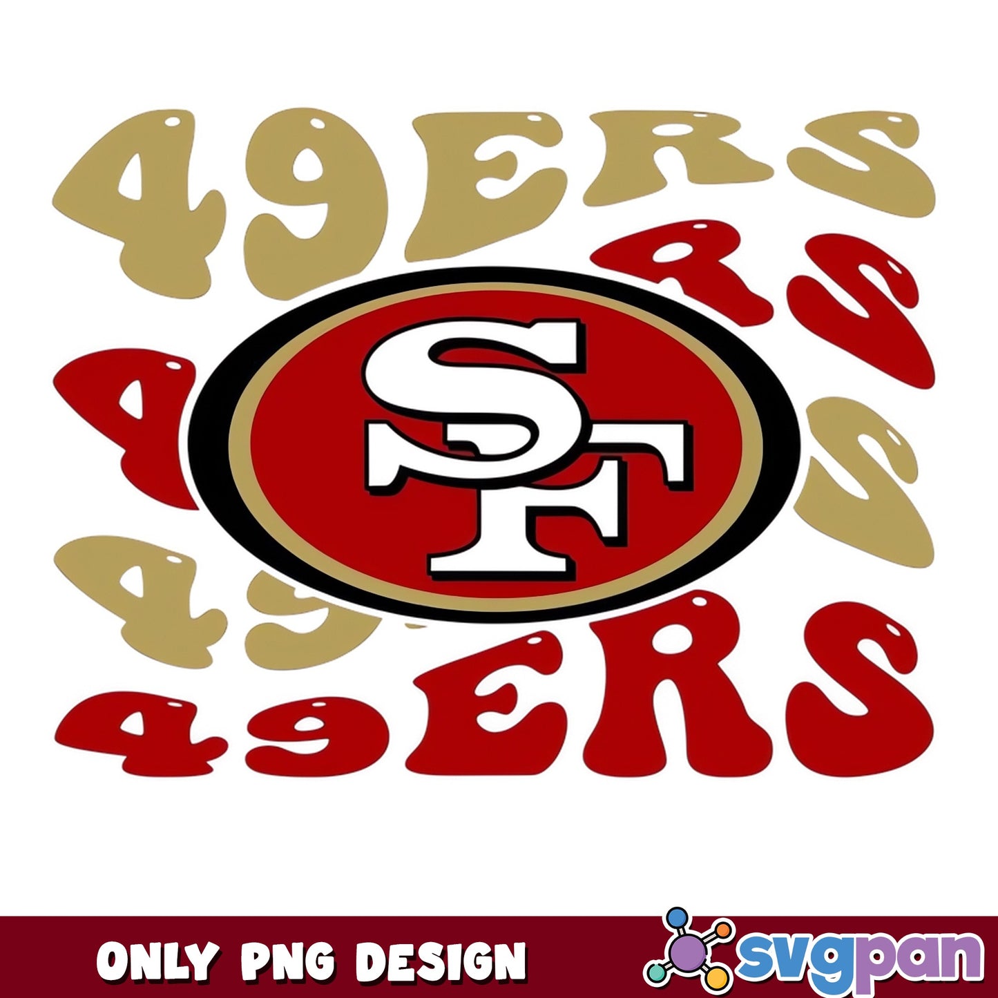 San Francisco 49ers PNG, NFL Football Team, 49ers Logo PNG