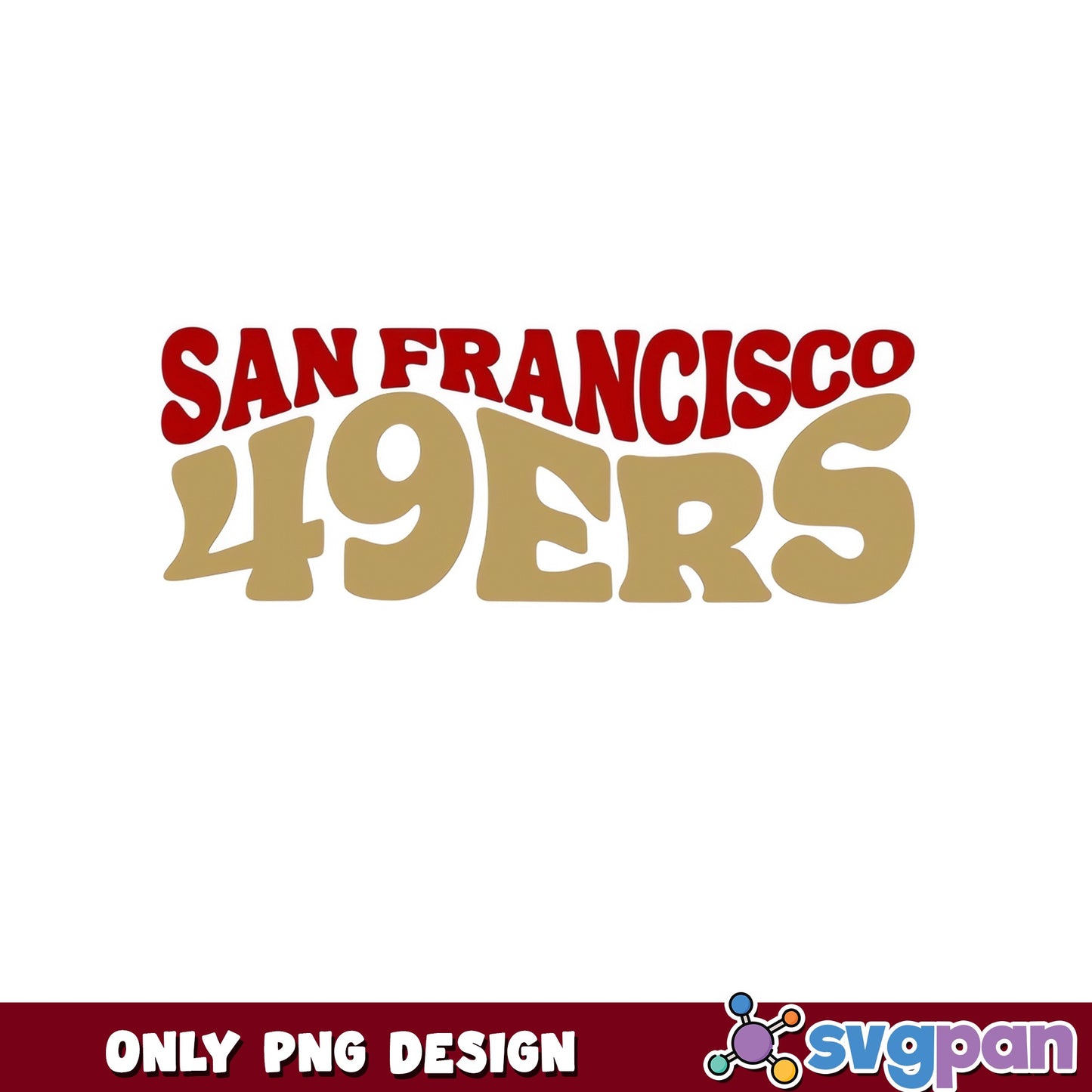 San Francisco 49ers PNG, NFL Football Team, Niners Fan PNG