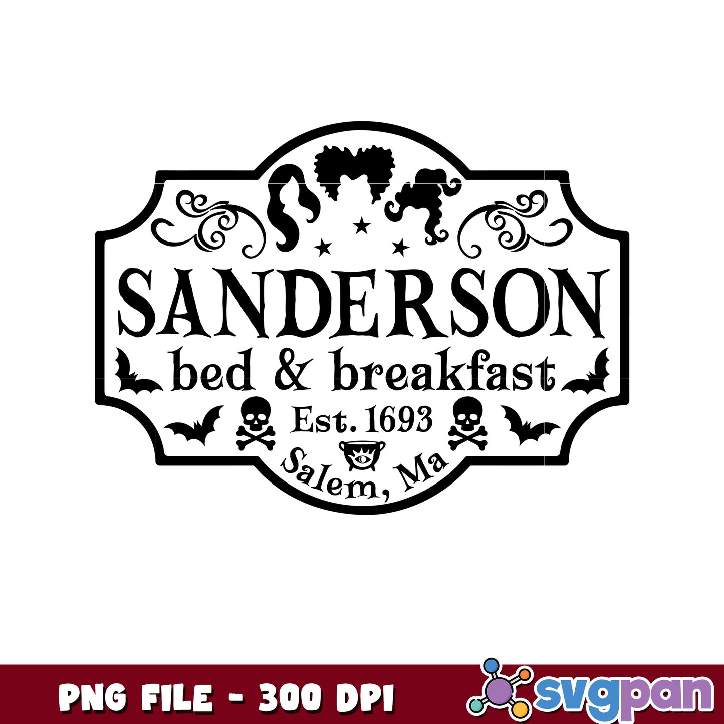 Sanderson bed and breakfast png, halloween movies png, halloween candy png