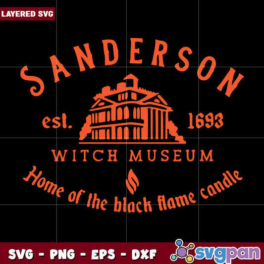 Sanderson witch museum svg, halloween vacation svg, halloween holiday svg