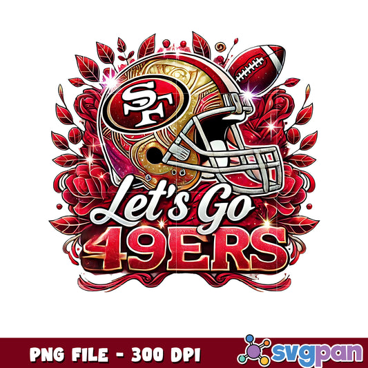 San francisco 49ers let's go png, nfl teams png, national football league png