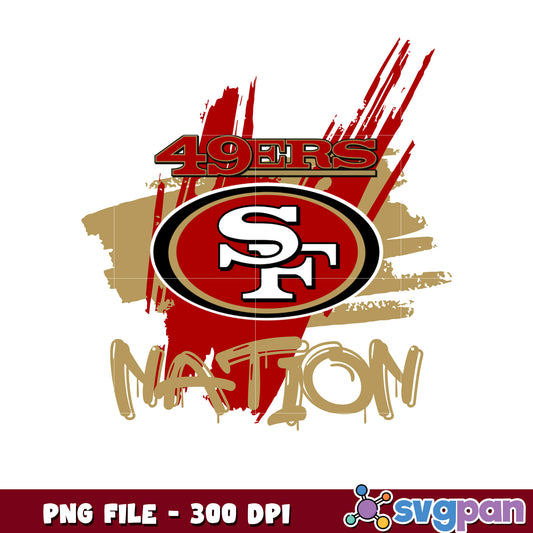 San francisco 49ers nfl helmet nation design png, american football png, nfl nfl super bowl​  png